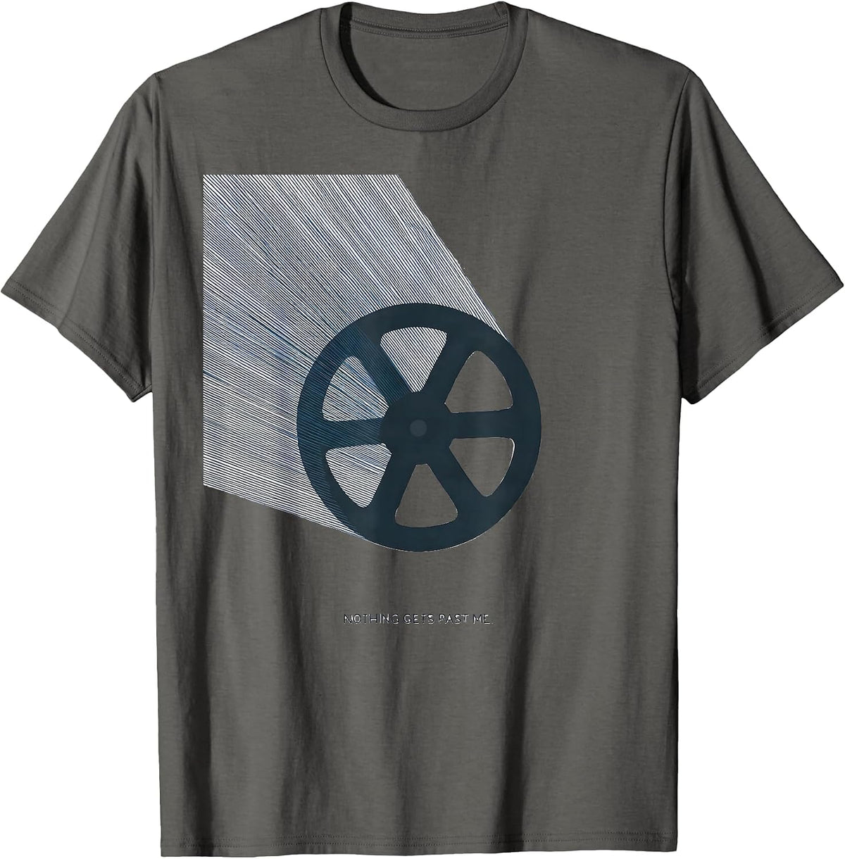 Nothing Gets Past Me Funny Plumber Pipefitter Trade Humor T-Shirt - Asphalt Grey