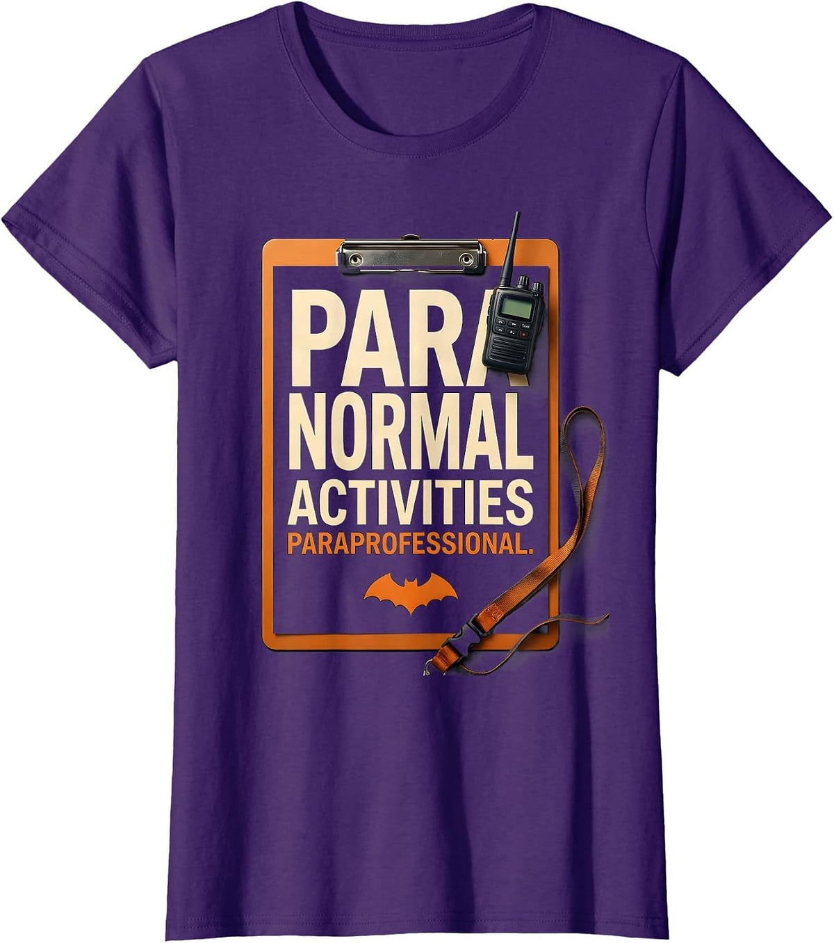 Women's Para Normal Activities Paraprofessional Funny T-Shirt - Purple