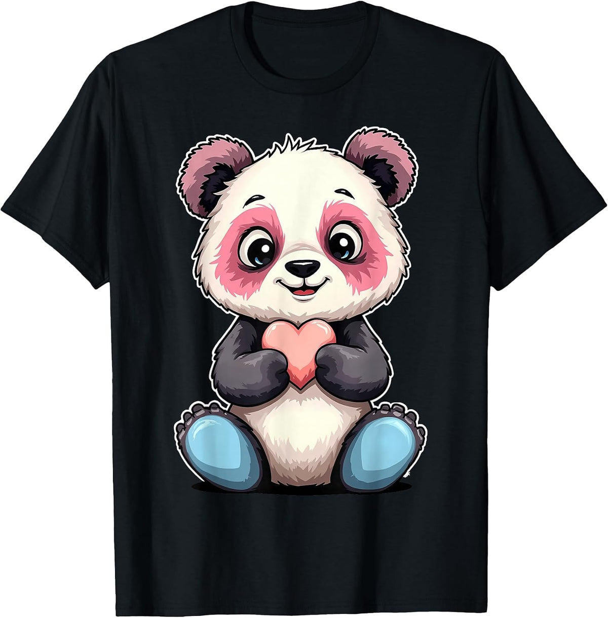 Transgender Pride Panda Trans T-Shirt - Black