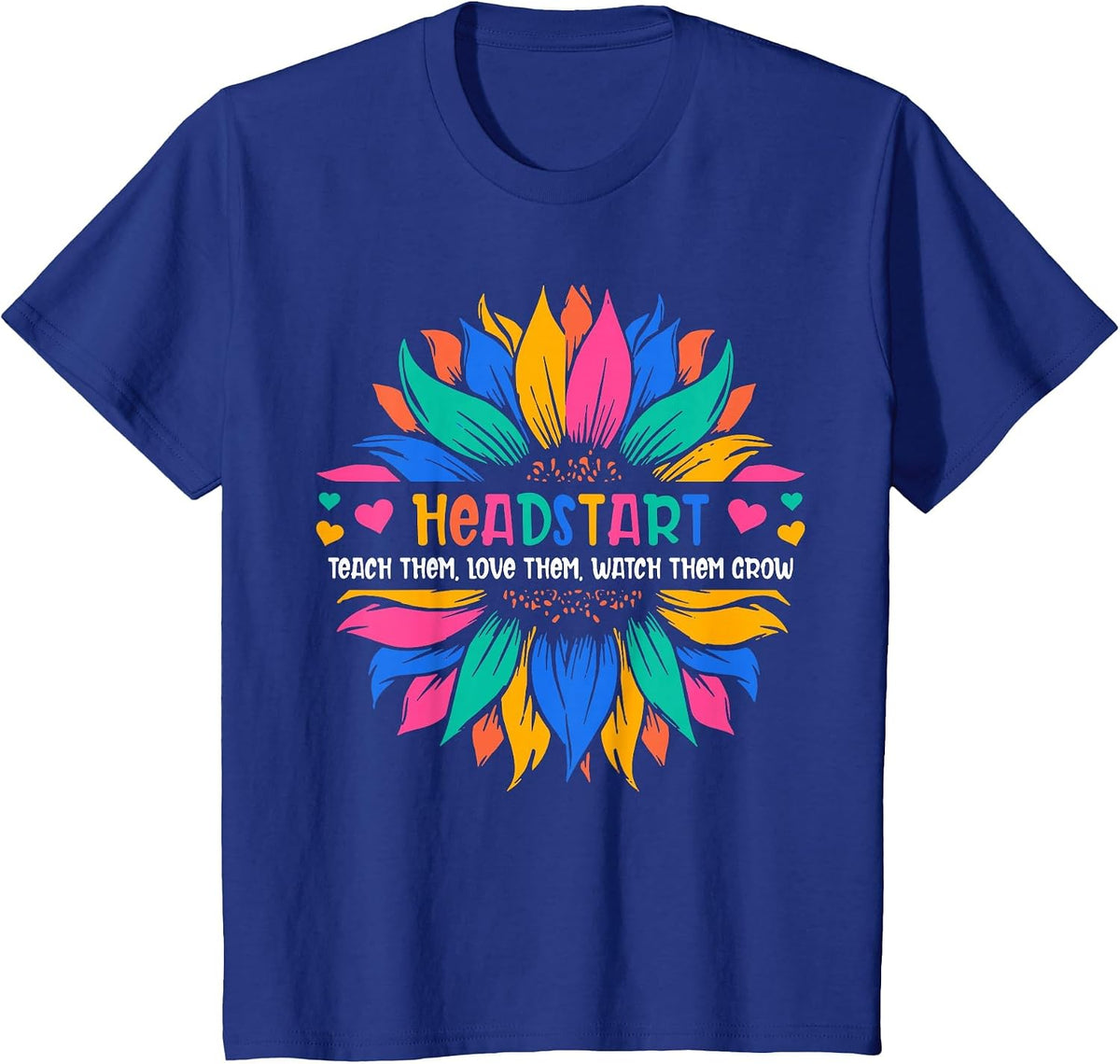 Headstart Teacher Early Childhood Educator T-Shirt - Royal Blue