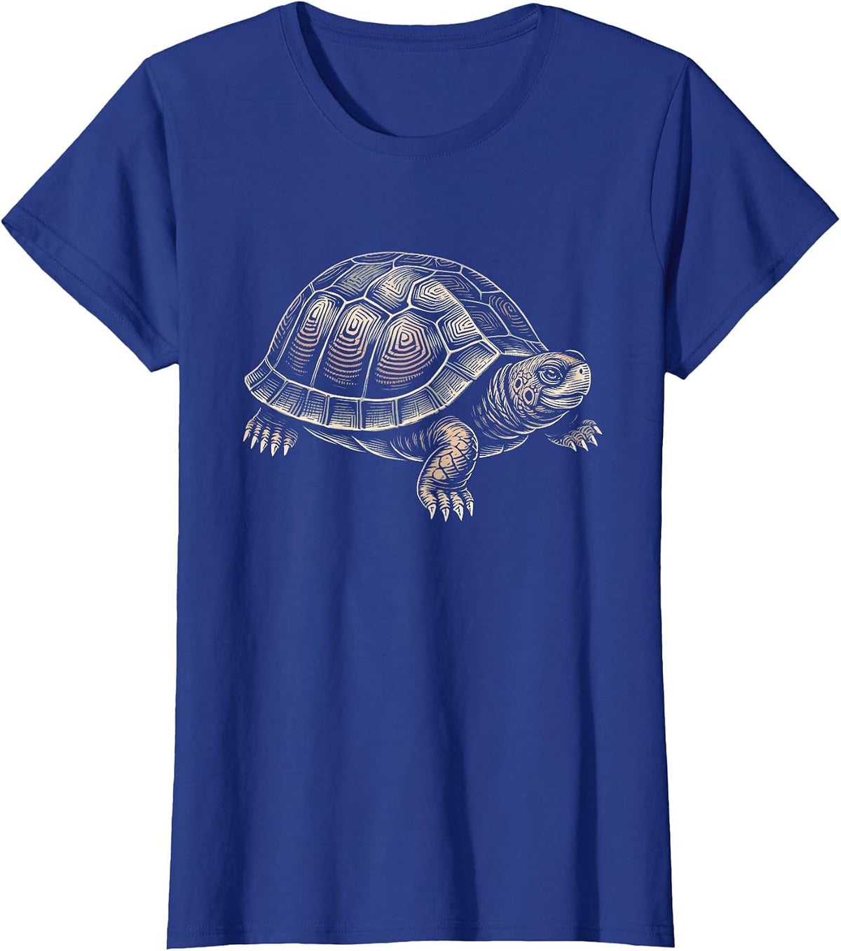 Tin Turtle Graphic Design for Women and Men T-Shirt - Royal Blue