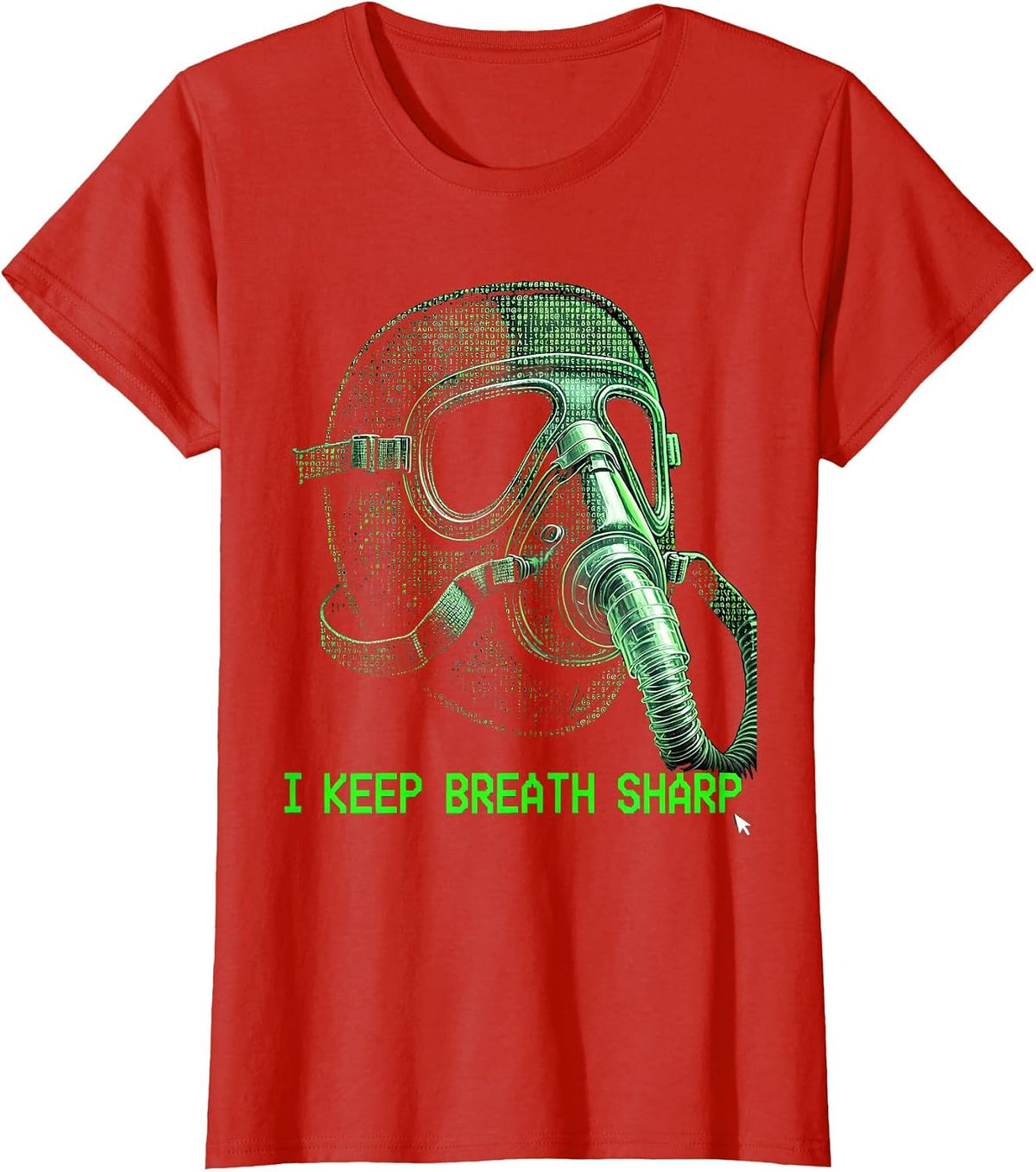 I Keep Breath Sharp Funny Respiratory Therapist RT Care Week T-Shirt - Red