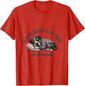 Men's Official Boxer Sleep Shirt Do Not Disturb Funny T-Shirt - Red