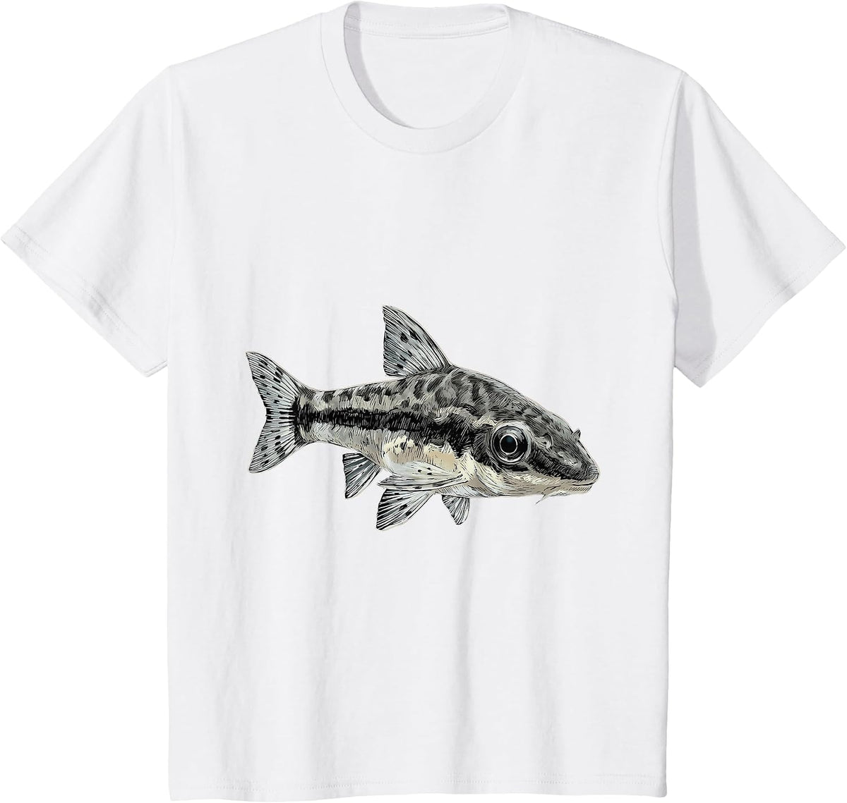 Otocinclus Catfish Otocinclus sp. Freshwater Aquarium T-Shirt - White
