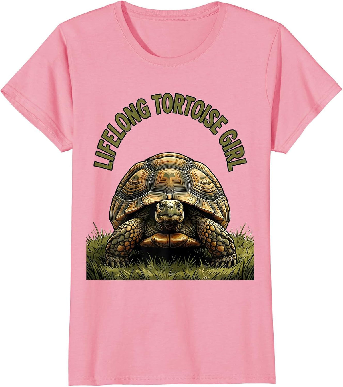 Women's Lifelong Tortoise Girl Cute Tortoise Lover Animal Humor T-Shirt - Pink
