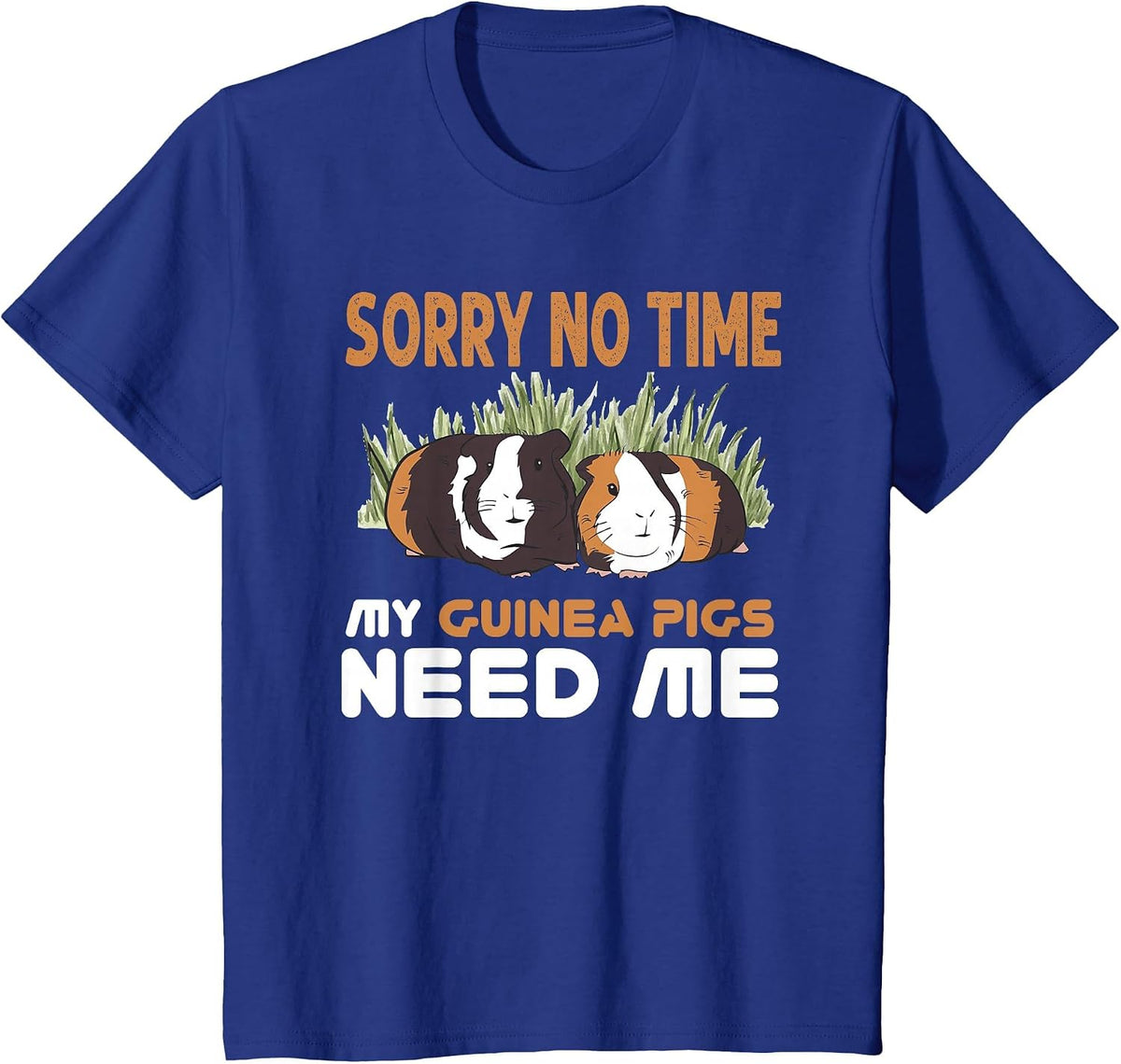 Guinea Lover - Funny Guinea Pig T-Shirt - Royal Blue