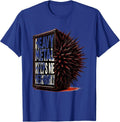 Heavy Metal Keeps Me Neighborly Funny Metalhead Rock Fan T-Shirt - Royal Blue