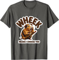 Wheek Means I Choose You Funny Guinea Pig Owner Pet Lover T-Shirt - Asphalt Grey