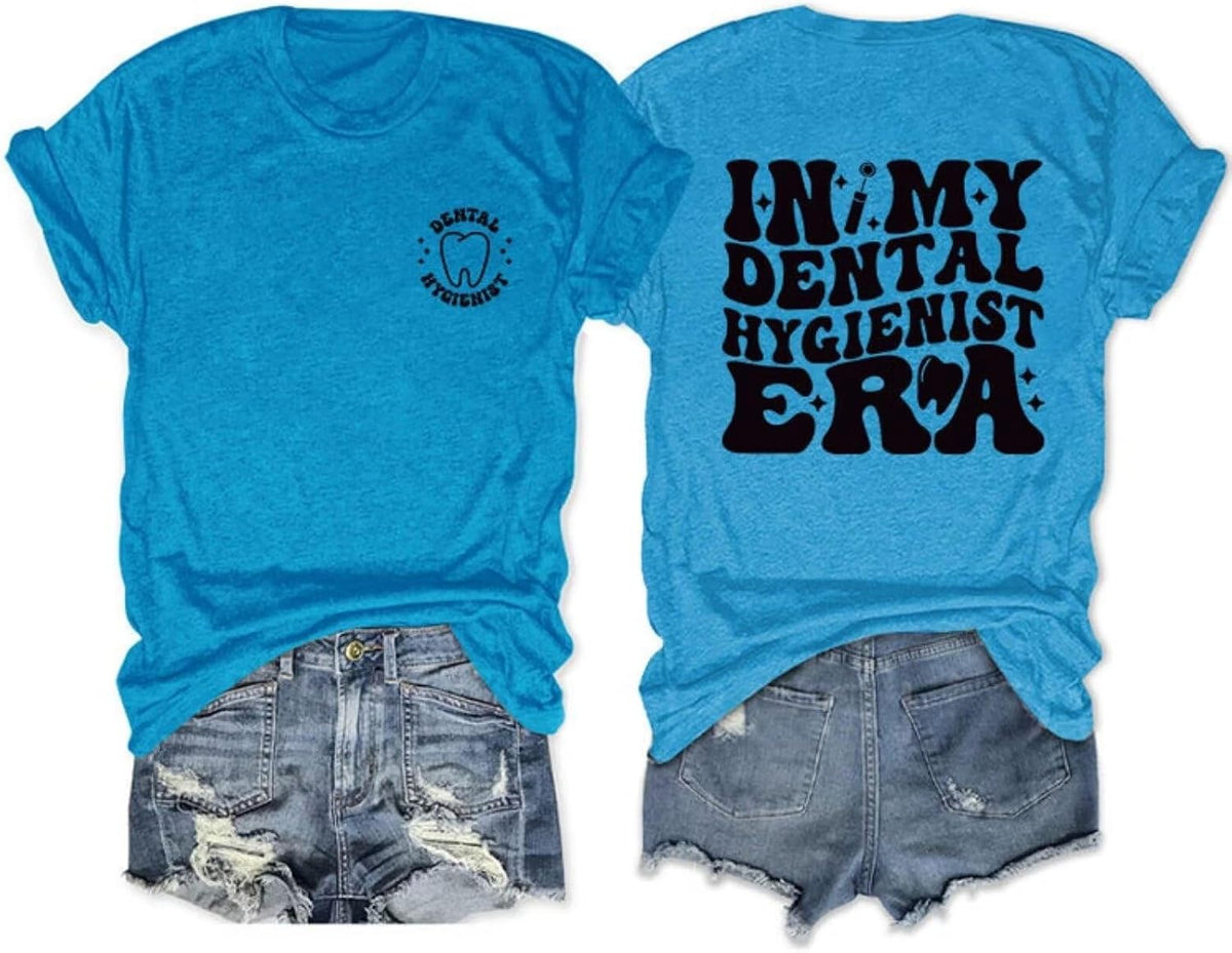 Dental Hygienist Shirt, Dental Assistant T-Shirt, Dental Student Graduation Tee, Dentist Gifts for Women Tops - 26