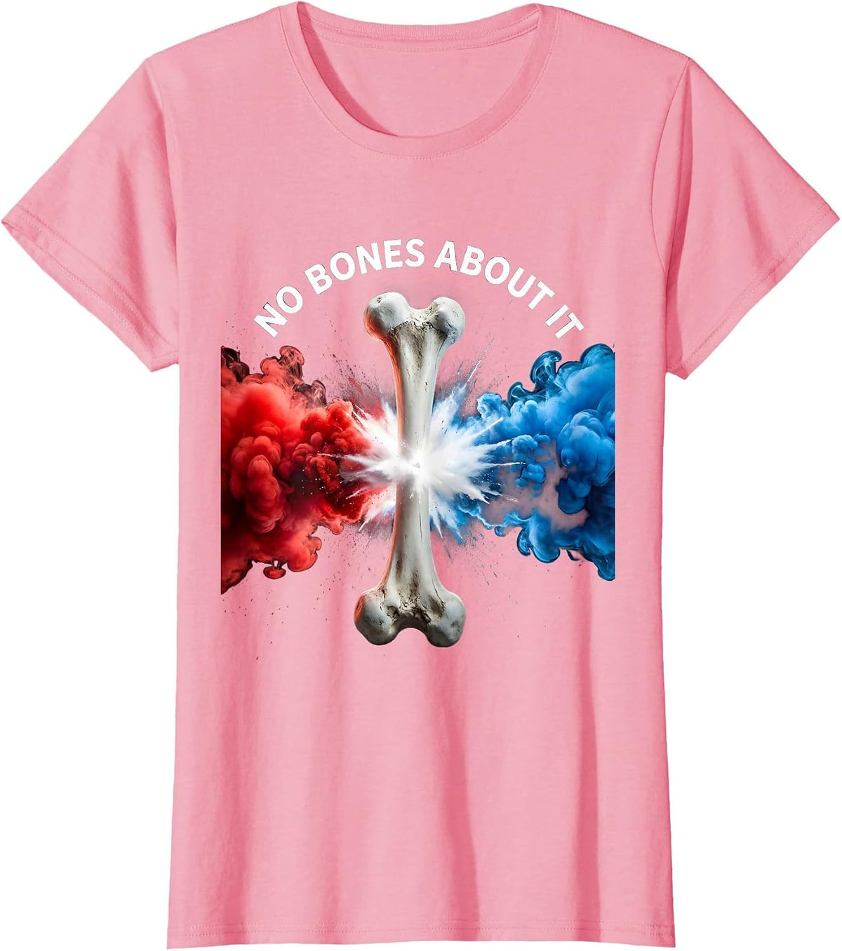 Women's I Found This Humerus Funny Bone Anatomy Design T-Shirt - Pink