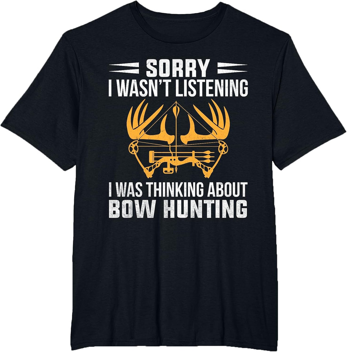 Hunting Archer American Flag Bowhunting Bowhunter Bowtech T-Shirt - Black