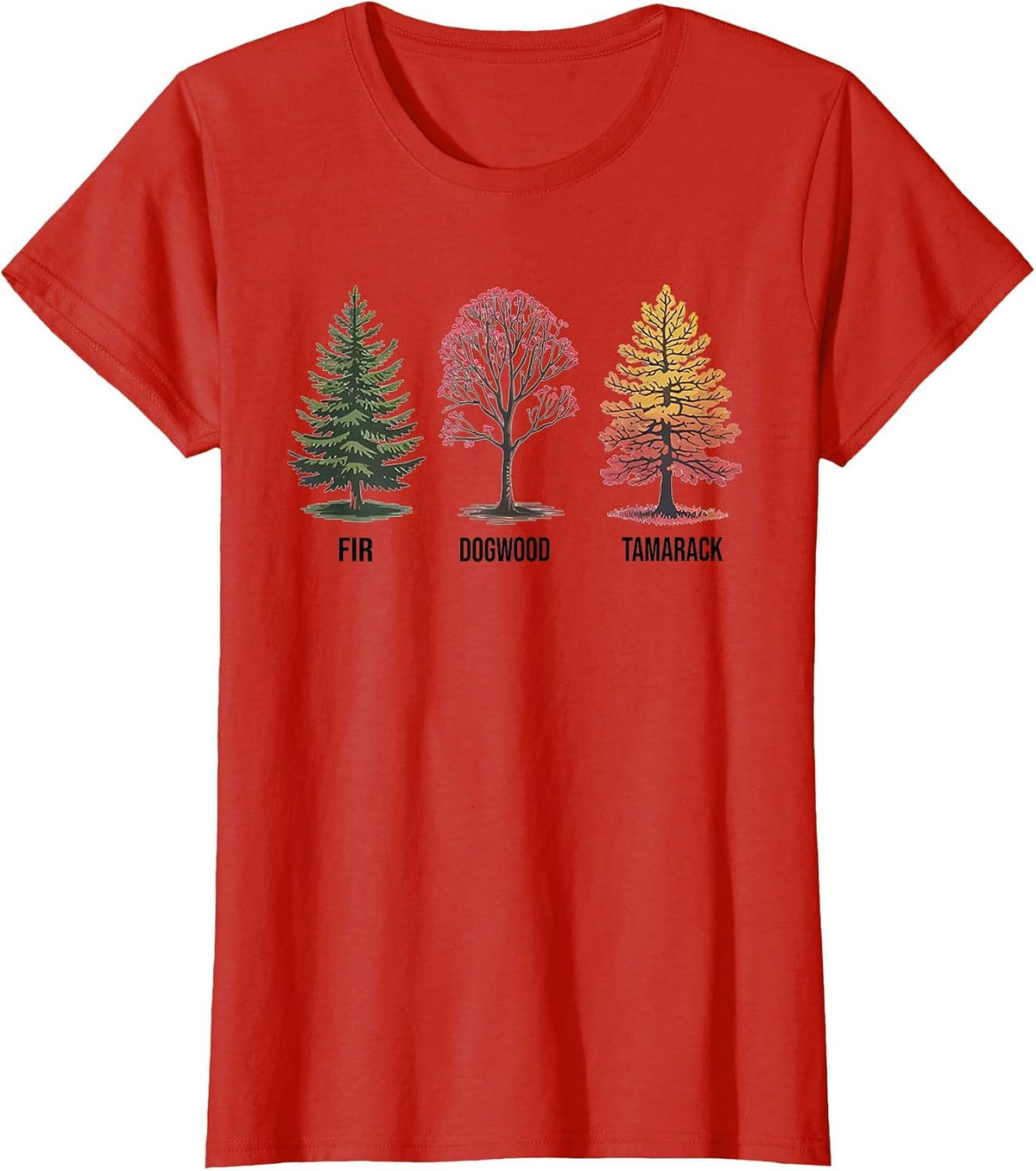 Fir Dogwood Tamarack T-Shirt - Red
