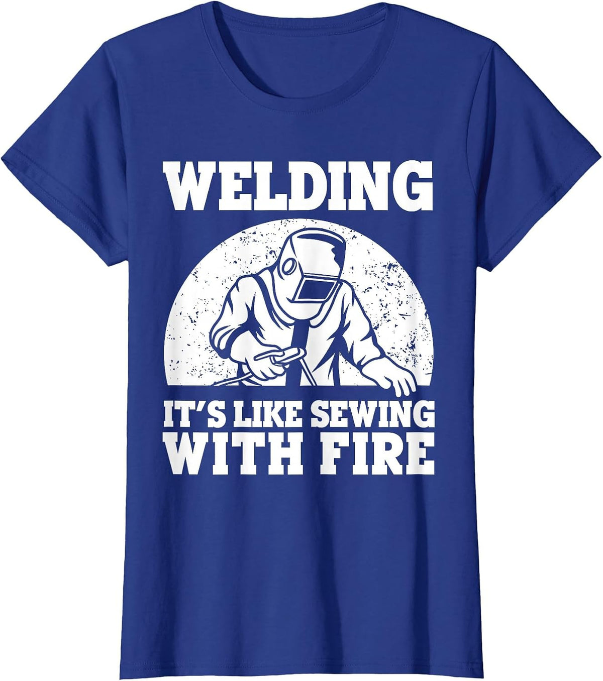 Best Welding Design for Men Women Welder Welding Metal Weld T-Shirt - Royal Blue