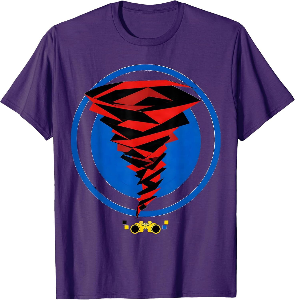 Tornado Radar Storm Chaser Meteorology Humor T-Shirt - Purple