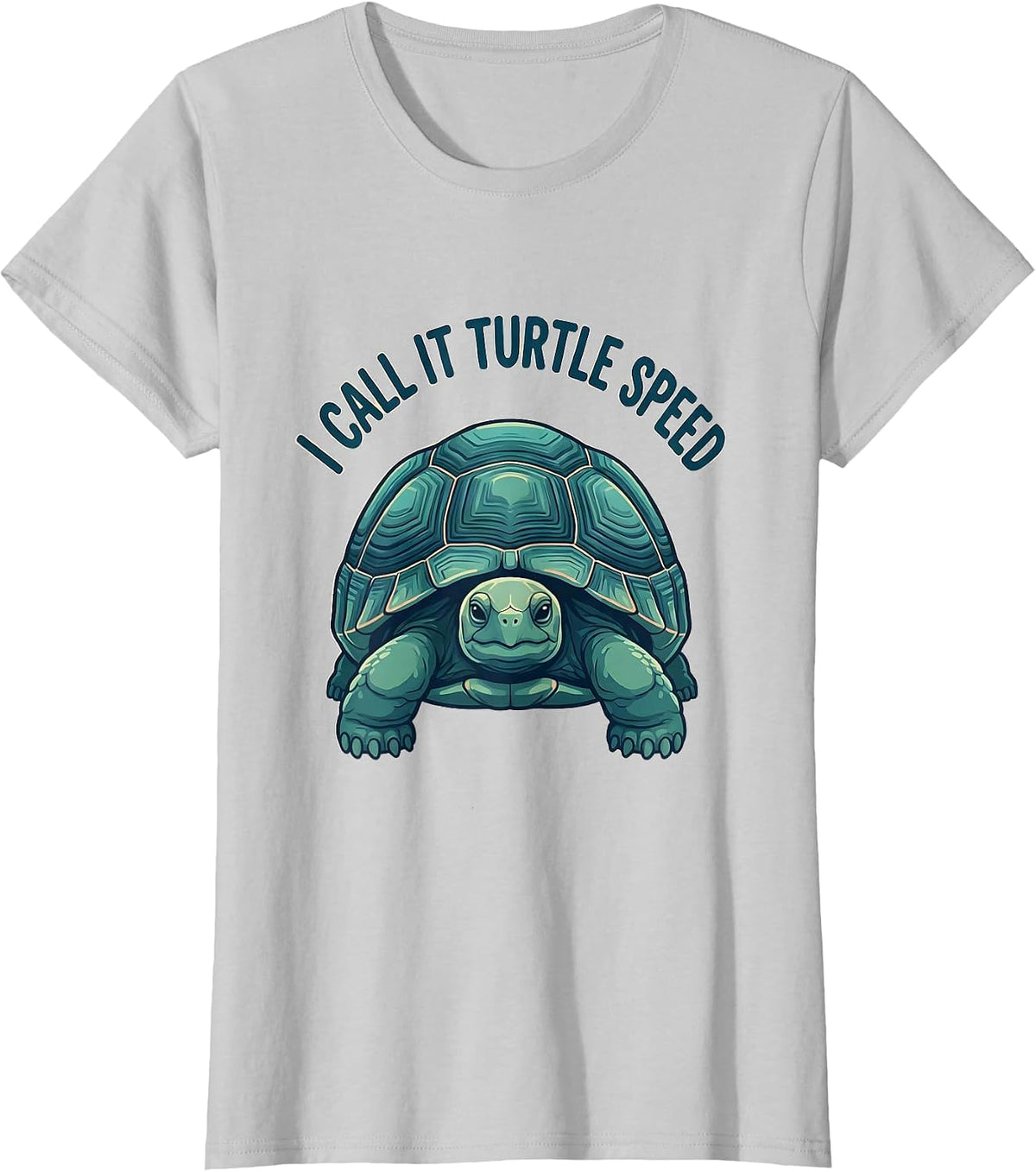 I Call It Turtle Speed Funny Tortoise Lover Gift T-Shirt - Silver Grey