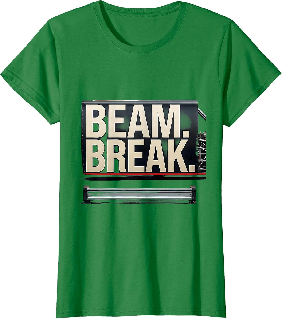 Women's Beam Break Drag Racing RC Car Racing Enthusiast Gift T-Shirt - Kelly Green