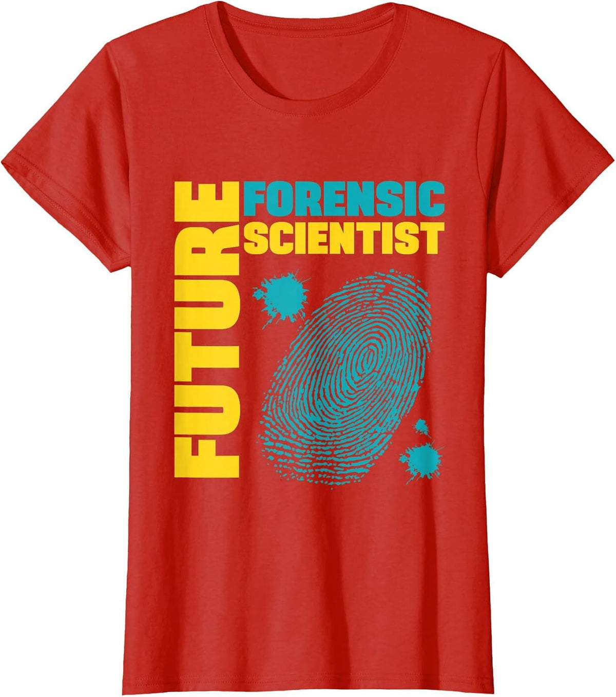Future Forensic Scientist, Forensic Researcher T-Shirt - Red