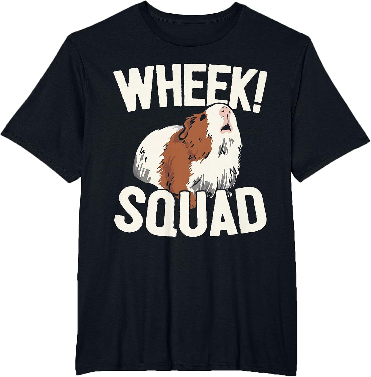 Guinea Pig Owner - Wheek Squad - Guinea Pig T-Shirt - Black