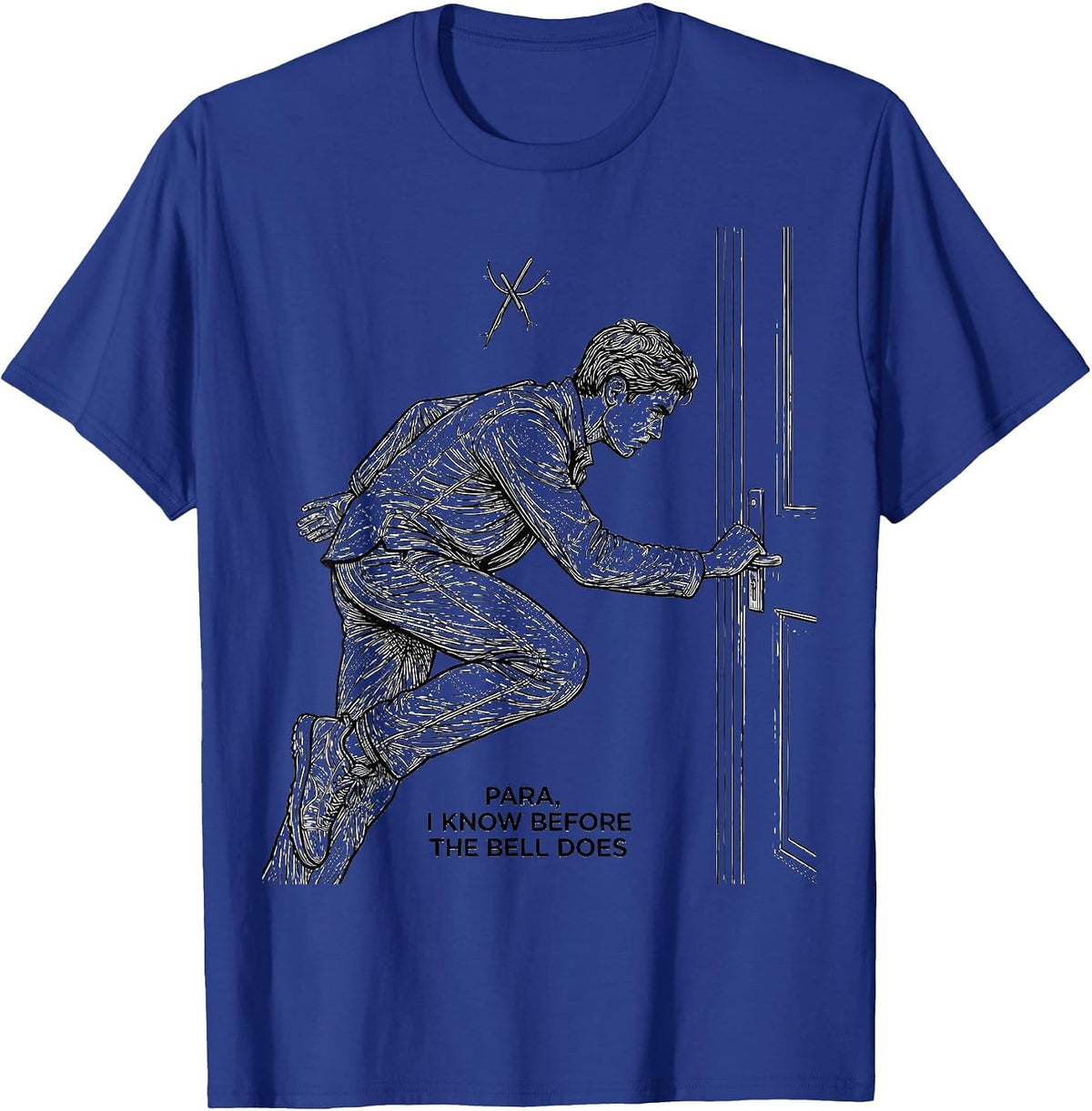 Para I Know Before The Bell Does Funny Paraprofessional T-Shirt - Royal Blue