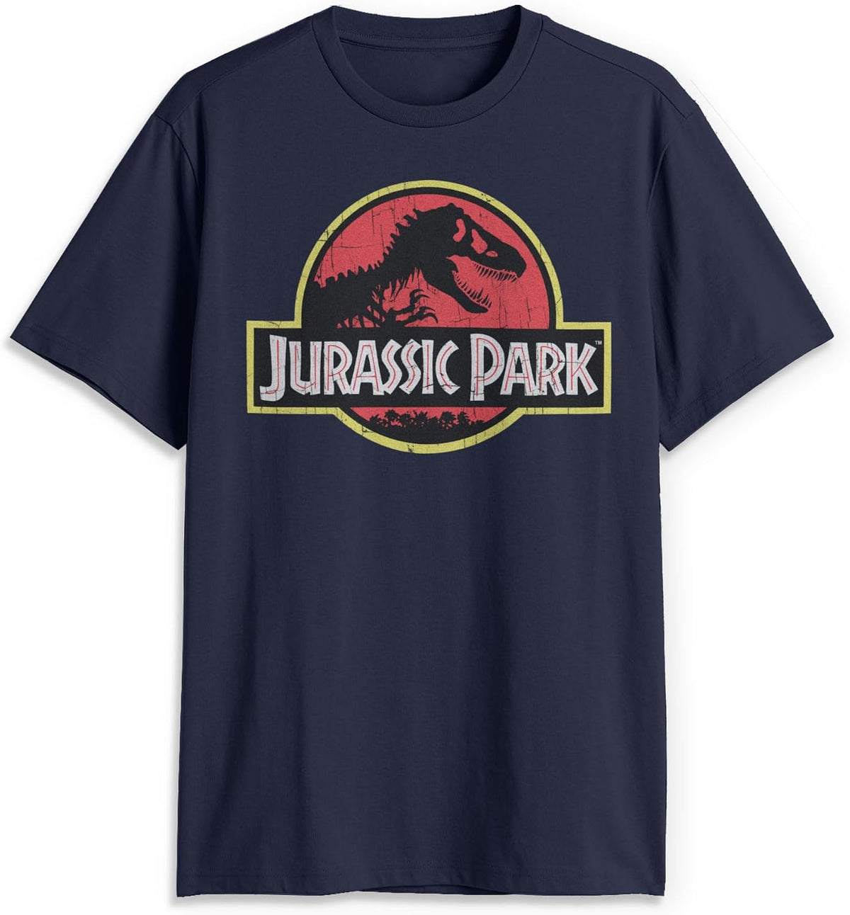 Jurassic Park Men's Jurassic Park Logo Men's Tee - Navy