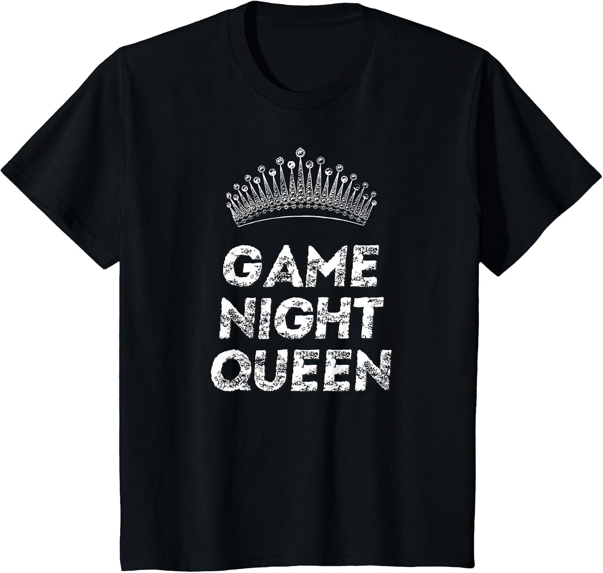 Game Night Queen T-Shirt T-Shirt - Black