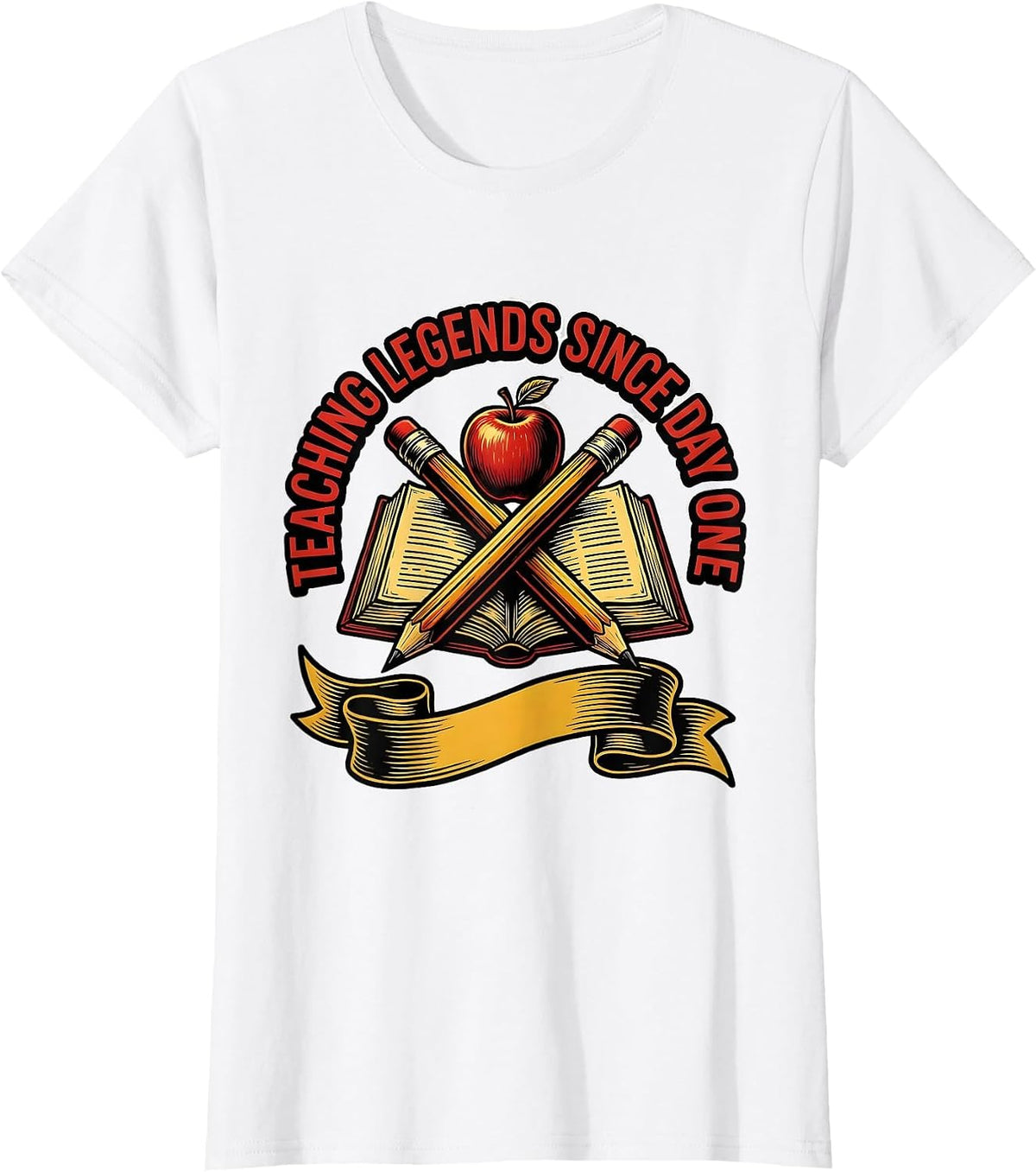 1st Grade Teacher Teaching Legends Since Day One T-Shirt - White
