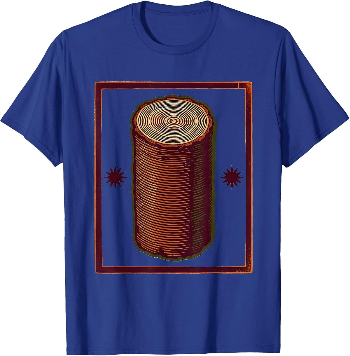 Men's Cranberry Log Canned Sauce Funny Thanksgiving Food T-Shirt - Royal Blue