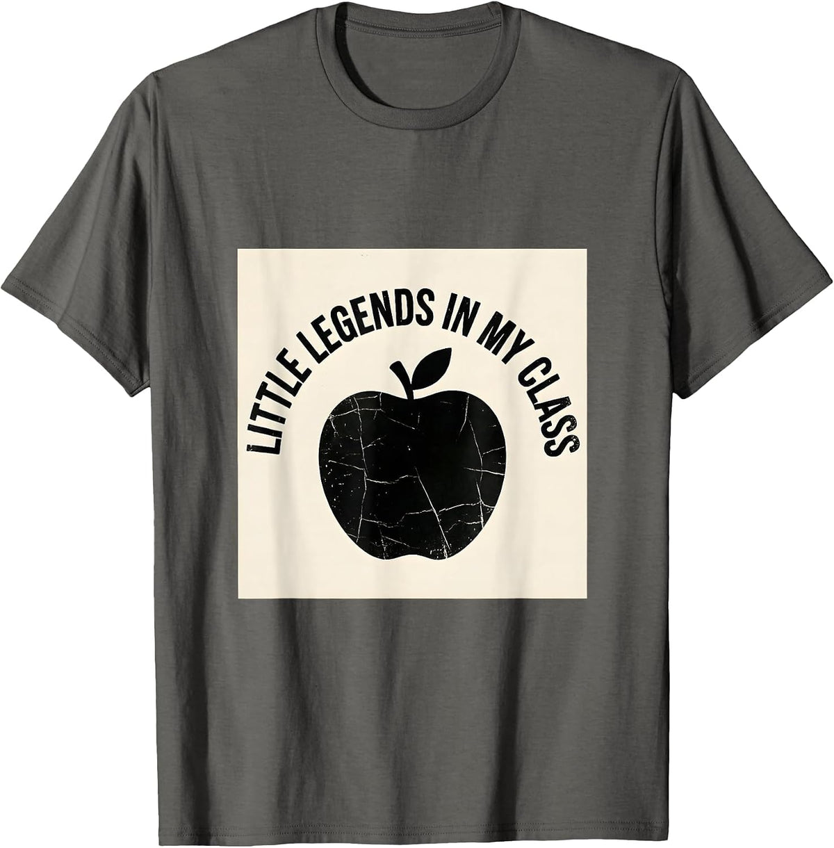 Little Legends In My Class 1st Grade Teacher T-Shirt - Asphalt Grey