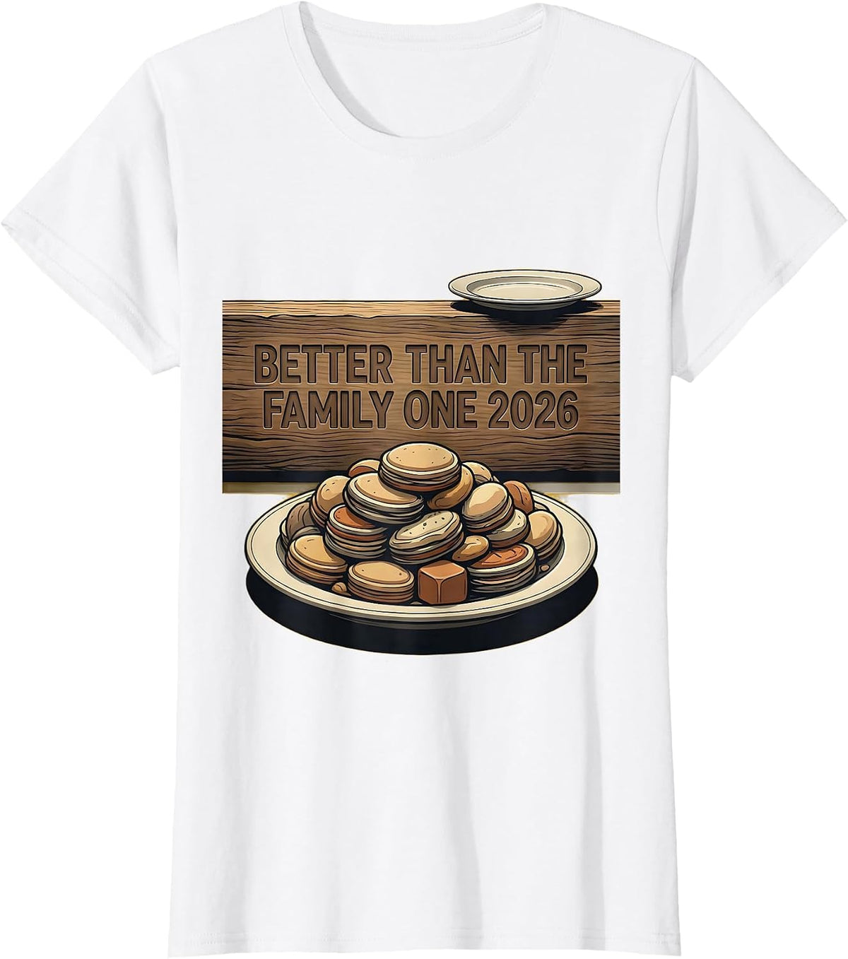 Women's Better Than The Family One 2026 Midcentury Modern T-Shirt - White