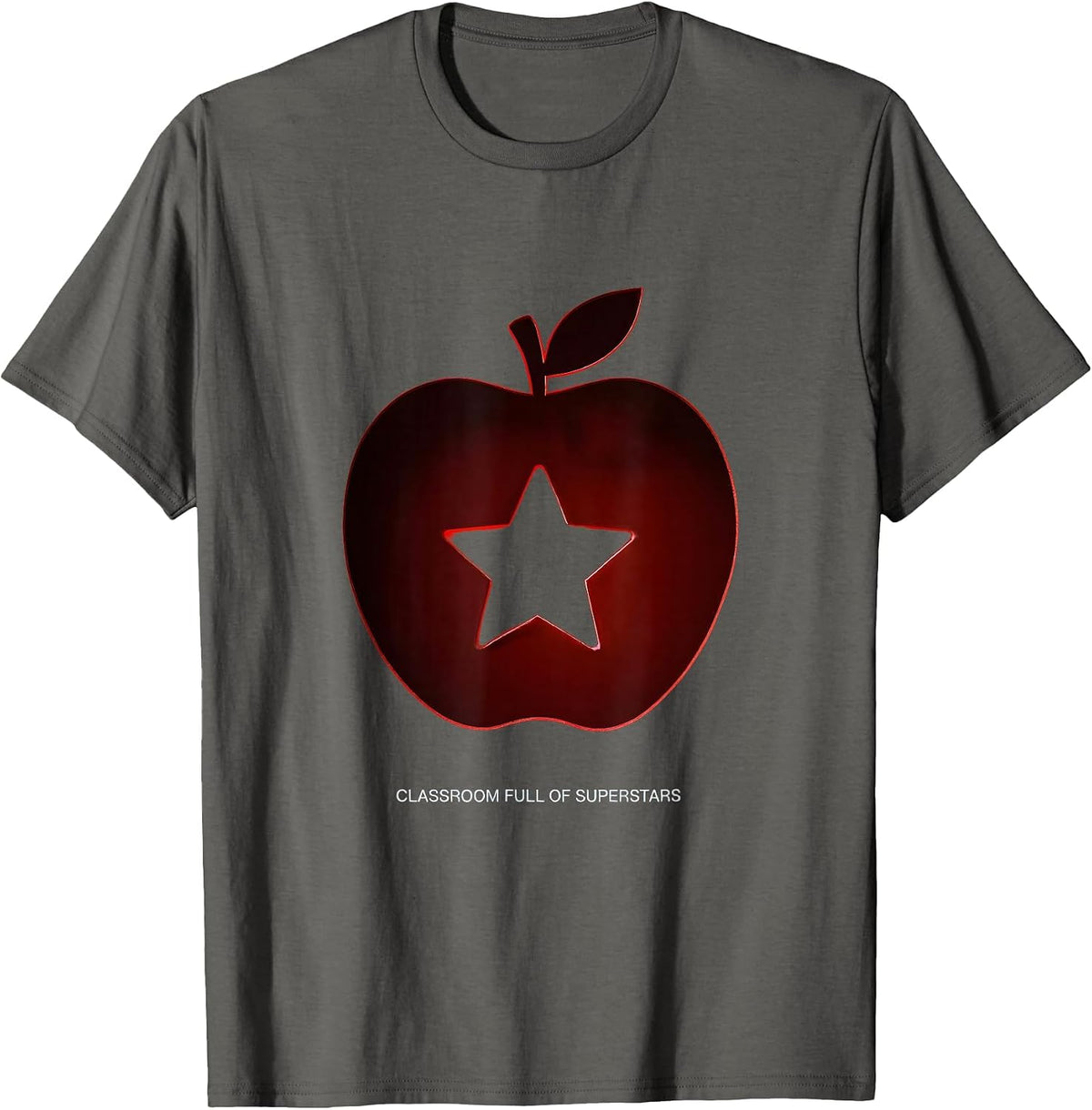 First Grade Teacher Classroom Full of Superstars T-Shirt - Asphalt Grey