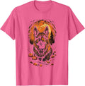 German Shepherd Halloween T-Shirt - Pink Heather