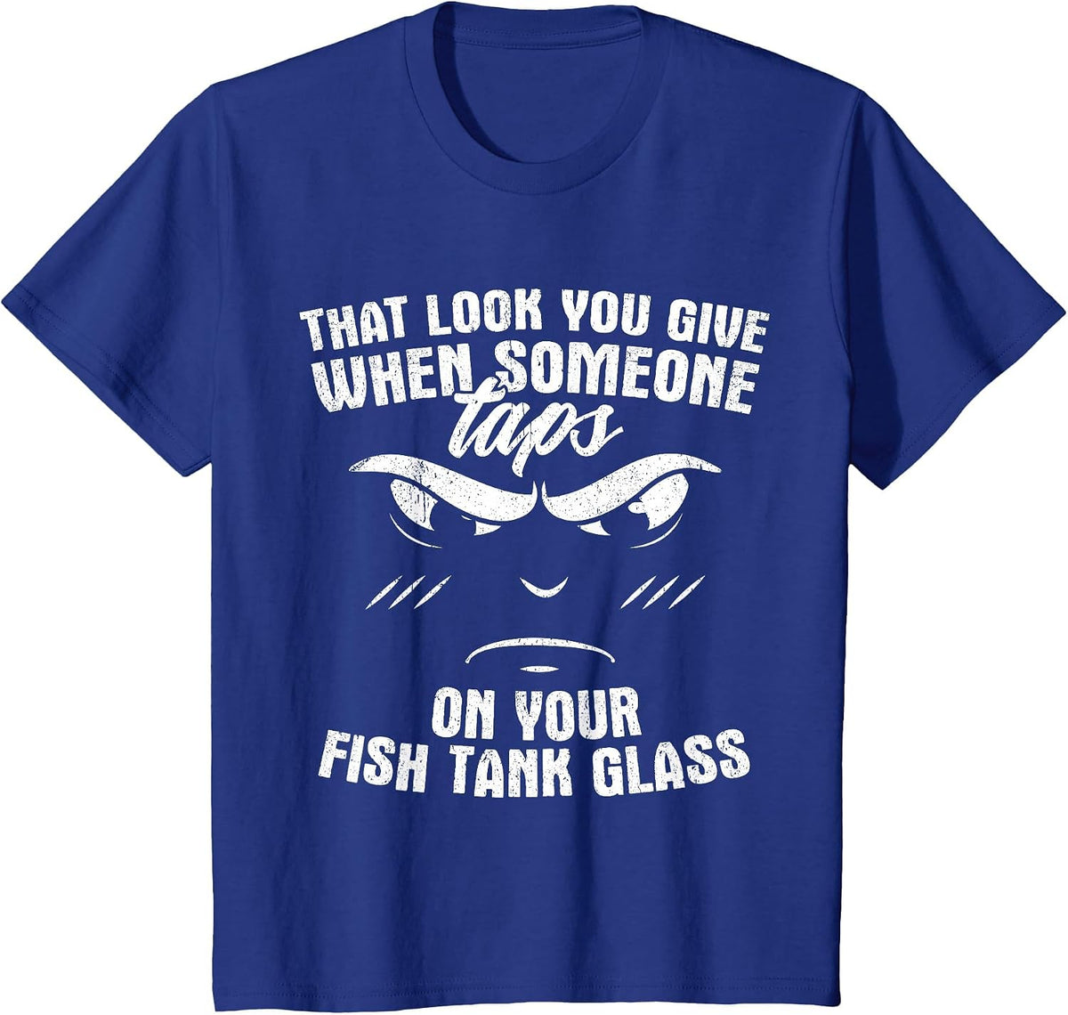Funny Aquarist Fish Tank Design Aquarium Fishkeeper T-Shirt - Royal Blue