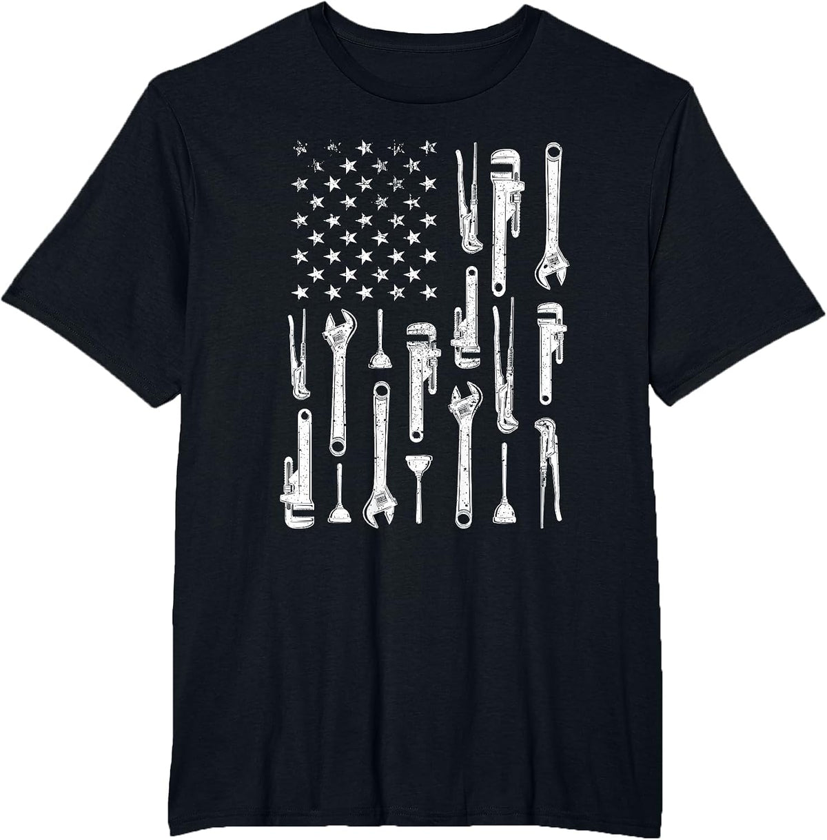Plumbing Graphic Design Plumber Dad T-Shirt - Black