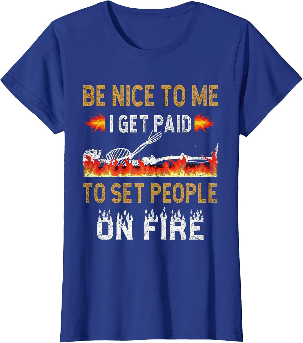 Funeral Director Cremation Mortician T-Shirt - Royal Blue