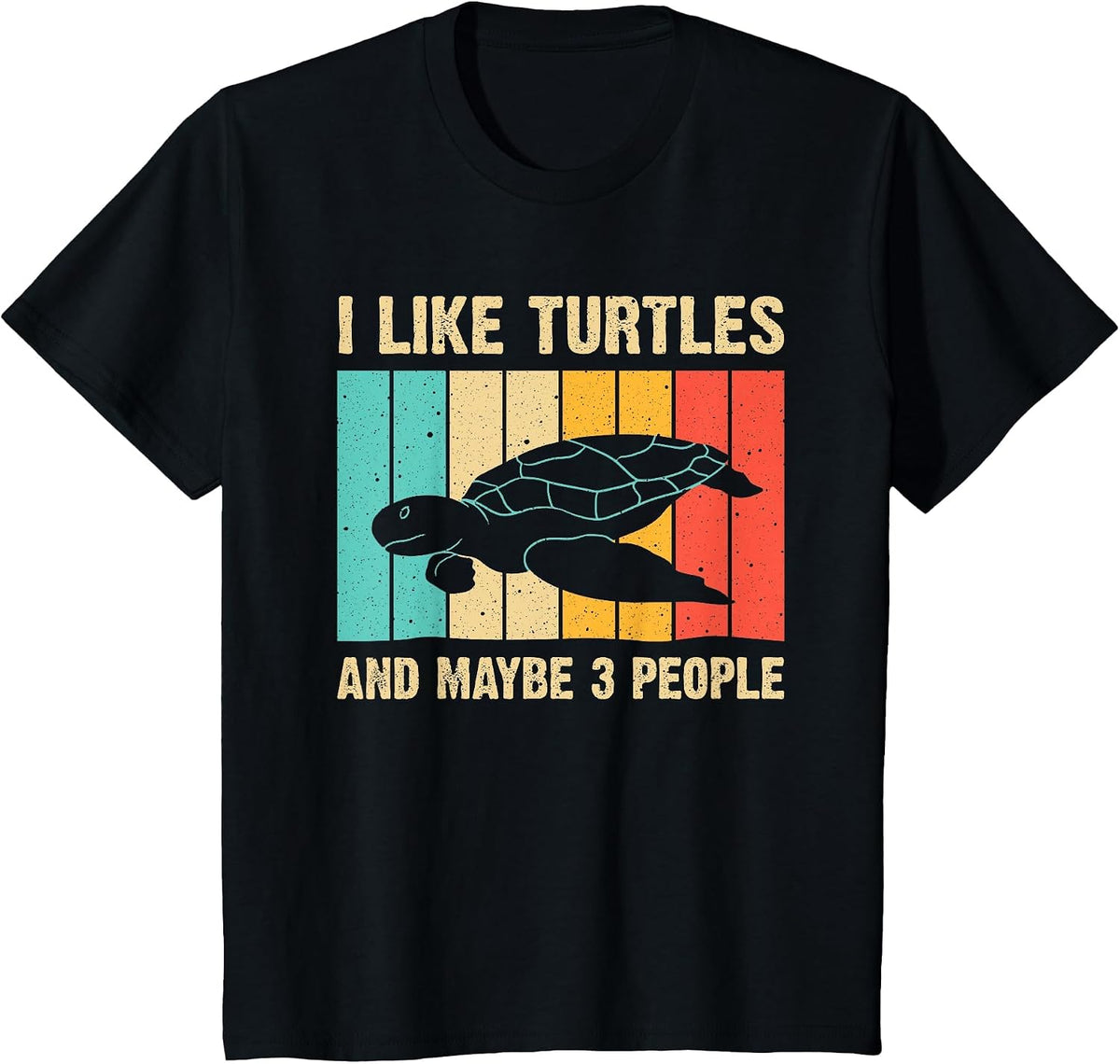 Funny Sea Turtle Novelty for Men Women Tortoise Turtle Lover T-Shirt - Black