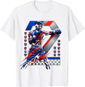 Boxer Shadow Punch Spotlight Graphic Jersey T-Shirt - White