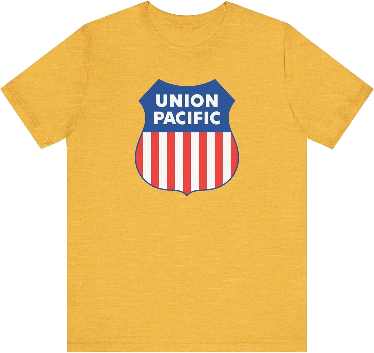 Union Pacific Logo T-Shirt | Heather Blend - Heather Yellow Gold