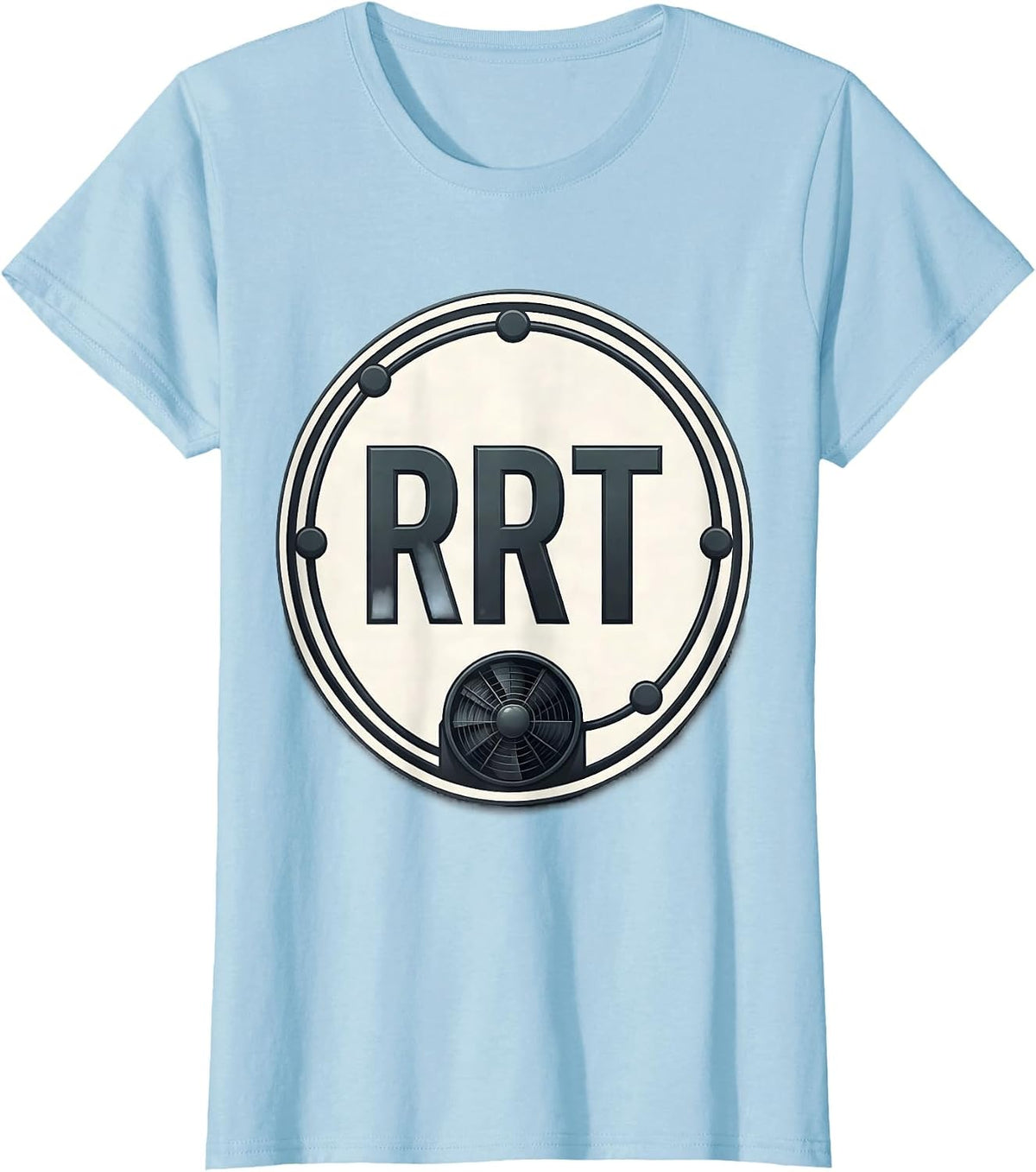 Women's RRT Respiratory Therapist RT Professional Pride T-Shirt - Baby Blue