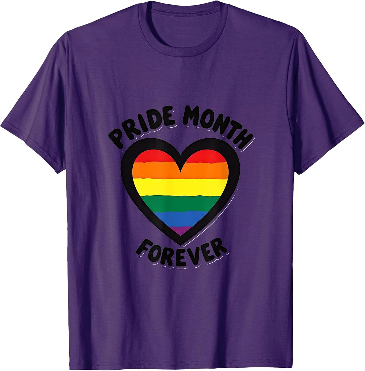 Pride Month Forever Bold Celebration Design T-Shirt - Purple