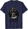 Basset Nose Boss Funny Basset Hound Owner Dog Lover Gift T-Shirt - Navy Blue