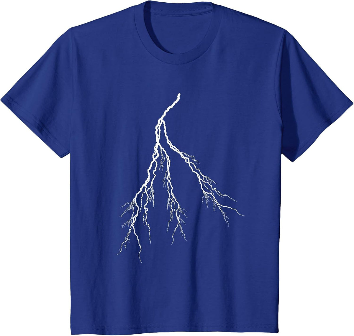 Blitz of Lightning Chaser Weather Progessor Flash Storm T-Shirt - Royal Blue