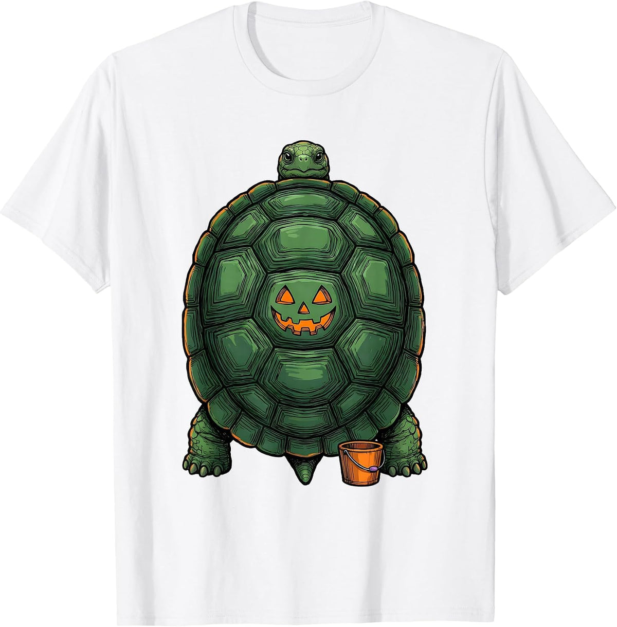 Men's Domed Tortoise Shell Halloween Costume T-Shirt - White