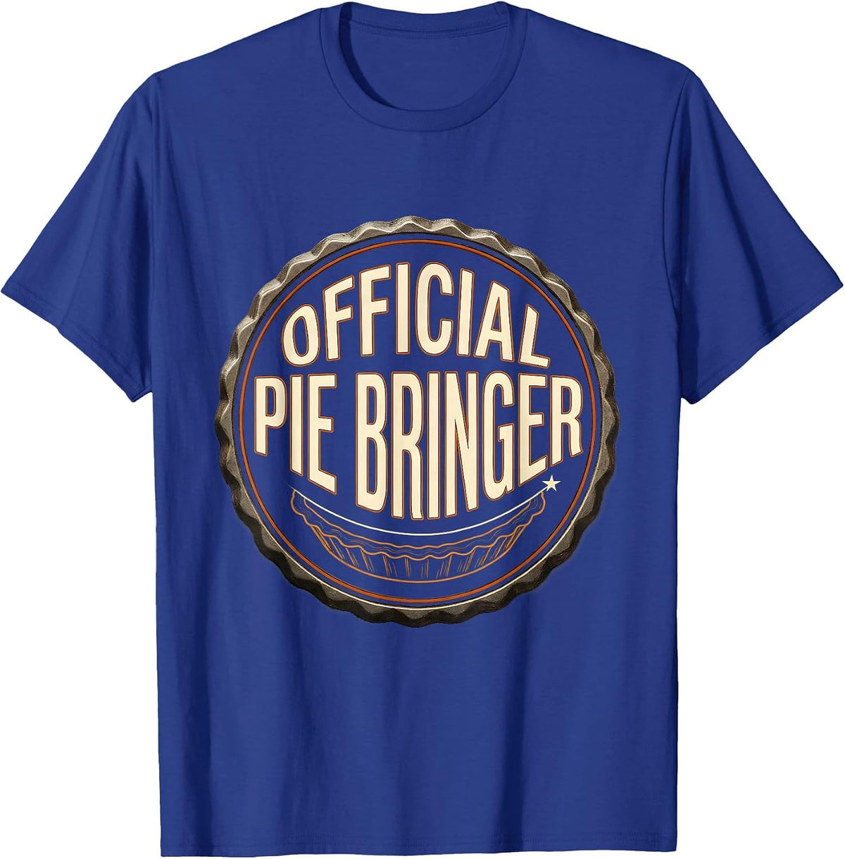 Official Pie Bringer Thanksgiving Pie Bootleg 90's Rap Rock T-Shirt - Royal Blue