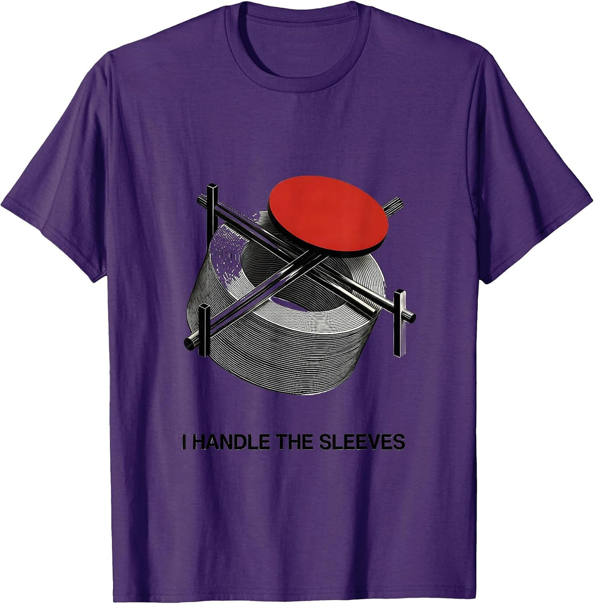 I Handle The Sleeves Funny Plumber Pipefitter Occupation T-Shirt - Purple