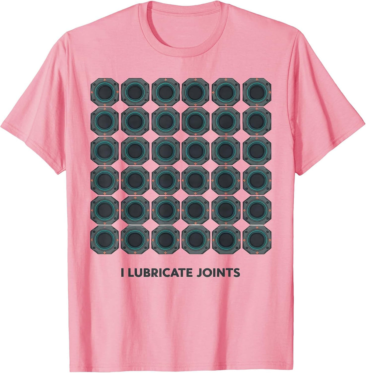 Men's I Lubricate Joints Funny Plumber Pipefitter Steamfitter Gift T-Shirt - Pink