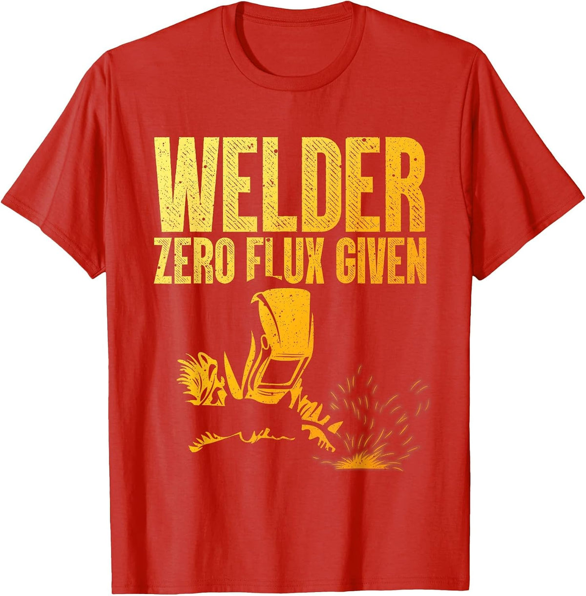 Best Welding Art for Men Women MIG/TIG Welding Metal Welder T-Shirt - Red