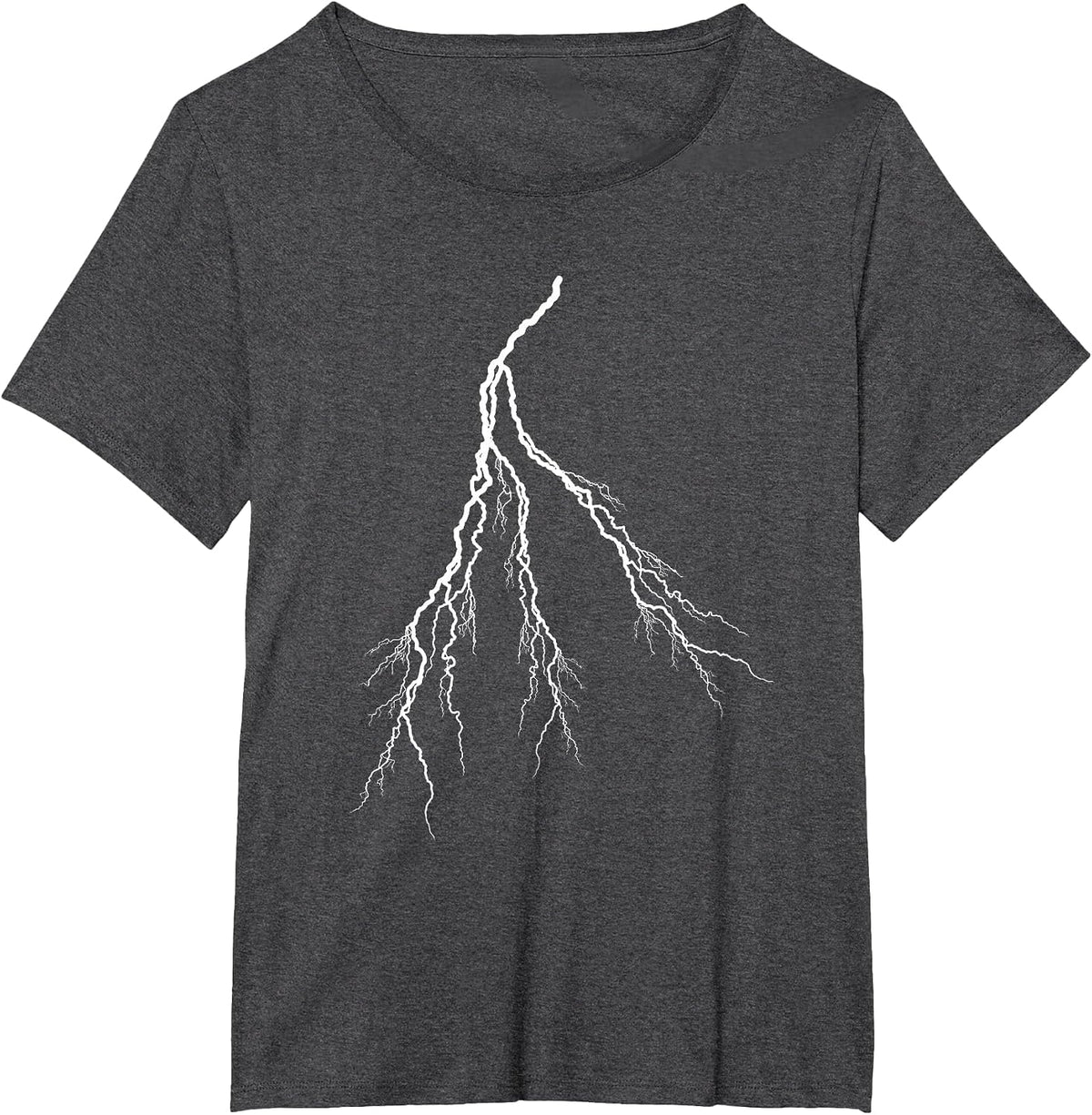 Blitz of Lightning Chaser Weather Progessor Flash Storm T-Shirt - Dark Heather Grey
