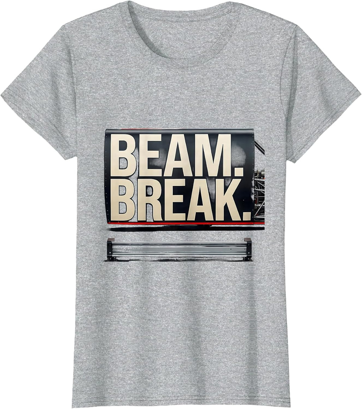 Women's Beam Break Drag Racing RC Car Racing Enthusiast Gift T-Shirt - Heather Grey