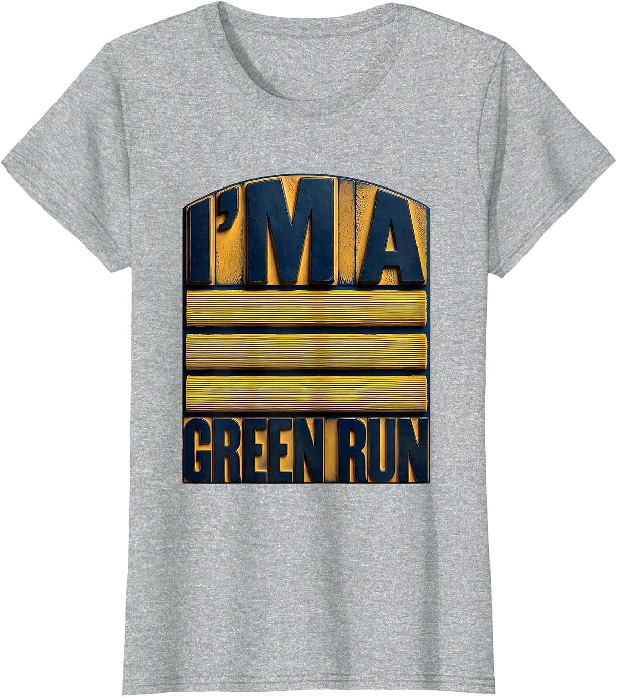 Women's I'm A Green Run Funny Ski Dad Snowboarder Gift T-Shirt - Heather Grey