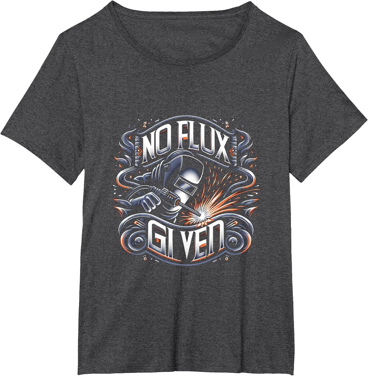 No Flux Given |- T-Shirt - Dark Heather Grey